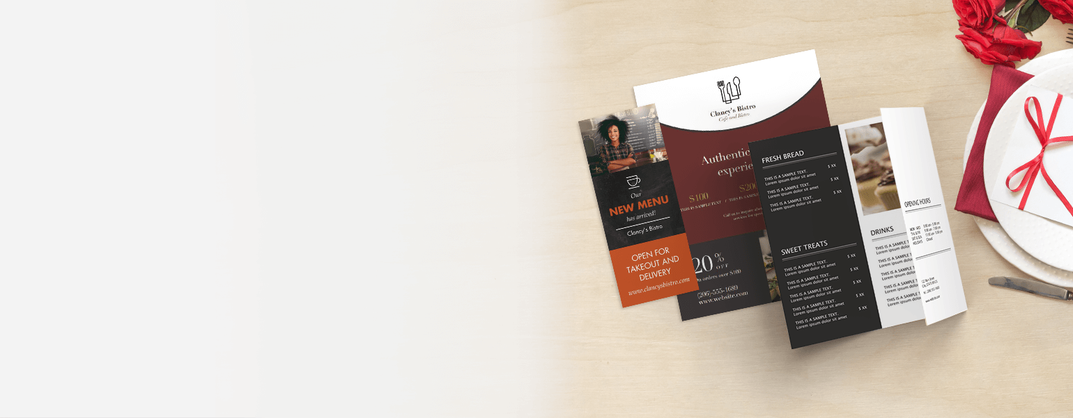 Menu Printing Restaurant Menu Printing Staples®